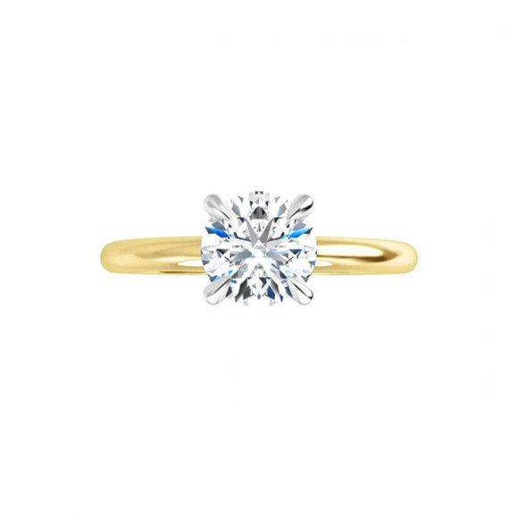 Diamond Ring 14K Gold (1 Ct J Vs2 ) Gia C48104018 - Picture 1 of 5